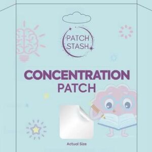 Patch Stash CONCENTRATION Patch |Brain Activity & Focus Patches – L-Theanine, 5-